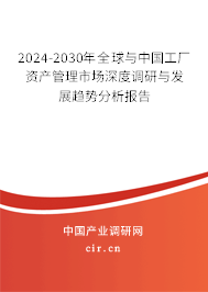 2024-2030年全球與工廠資產(chǎn)管理市場深度調(diào)研與發(fā)展趨勢分析報告